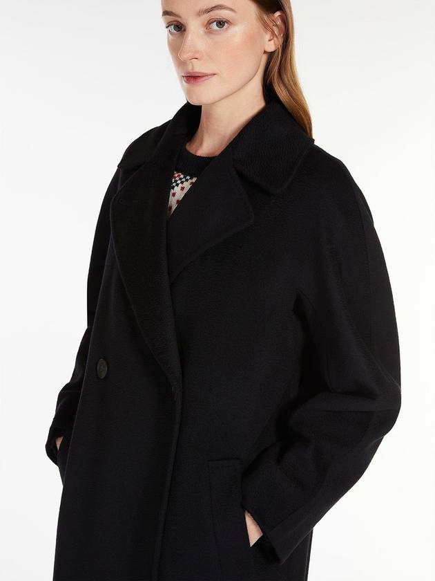 Women's Resina Wool Broadcloth Double Coat Black - MAX MARA - BALAAN 6