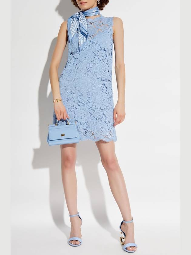 Dolce & Gabbana Lace Dress, Women's, Blue - DOLCE&GABBANA - BALAAN 2