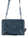 Neo Classic Clutch Shoulder Bag Blue - BALENCIAGA - BALAAN.