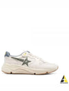 Men's Star Patch Running Low Top Sneakers White Green - GOLDEN GOOSE - BALAAN 2