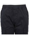 Banding Waist Tapered Cargo Straight Pants Navy - STONE ISLAND - BALAAN 6