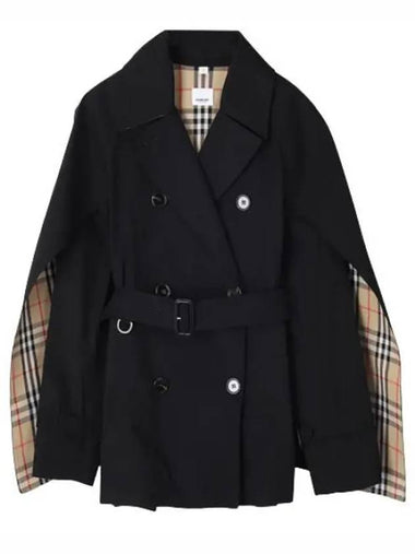 Tropical gabardine trench jacket - BURBERRY - BALAAN 1