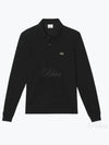 Men's Original Cotton Long Sleeve Polo Shirt Black - LACOSTE - BALAAN 2