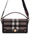 Note Leather Cross Bag Brown - BURBERRY - BALAAN 3