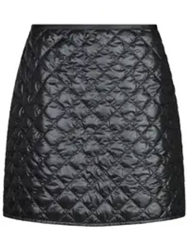 Padded mini H line skirt black - MONCLER - BALAAN 1