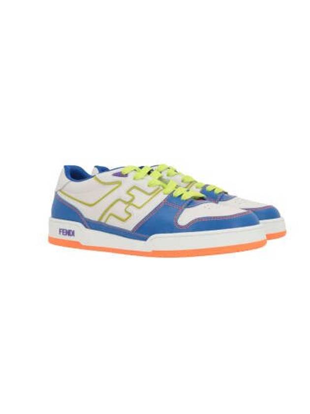 Match Low Top Sneakers Blue - FENDI - BALAAN 4