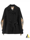 Tropical Gabardine Trench Jacket Black - BURBERRY - BALAAN 2