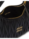 Wander Materasse Nappa Leather Shoulder Bag Black - MIU MIU - BALAAN 6