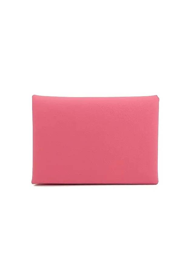 Calviduo card wallet Rose Azalea W engraved 4HL0126 - HERMES - BALAAN 1