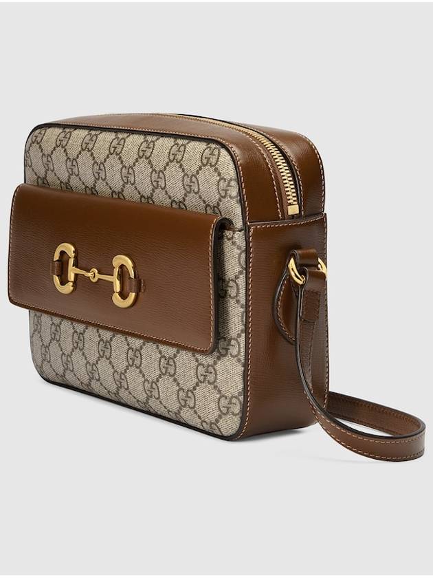 Horsebit 1955 Small Cross Bag Beige Brown - GUCCI - BALAAN 3