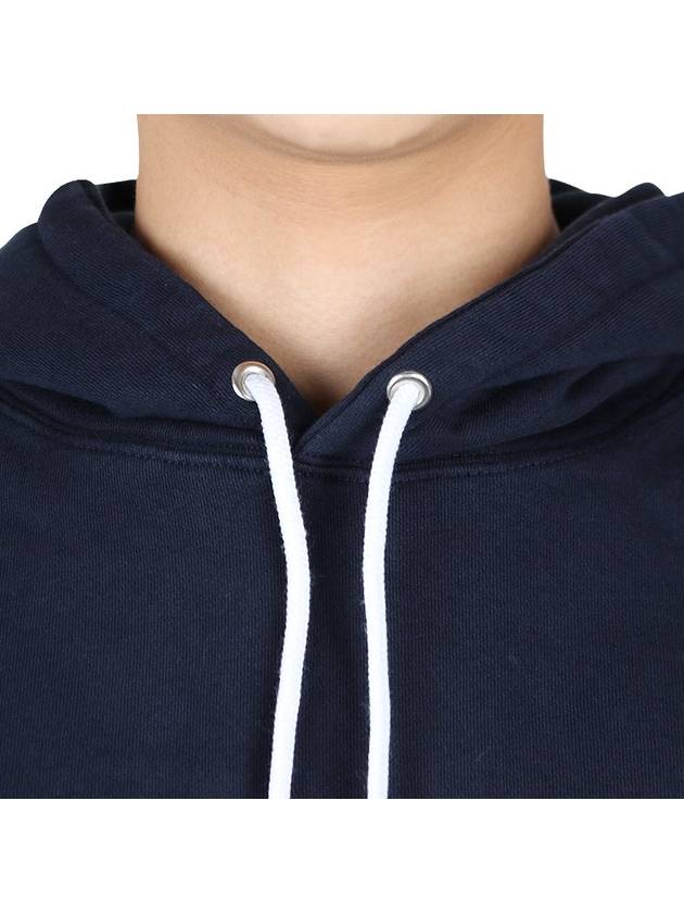 Navy Fox Patch Classic Cotton Hoodie Navy - MAISON KITSUNE - BALAAN 9