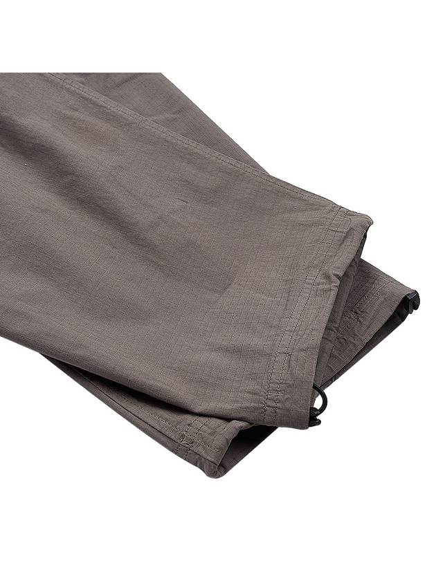 Loose Fit Cargo Straight Pants Dove Grey - STONE ISLAND - BALAAN 8