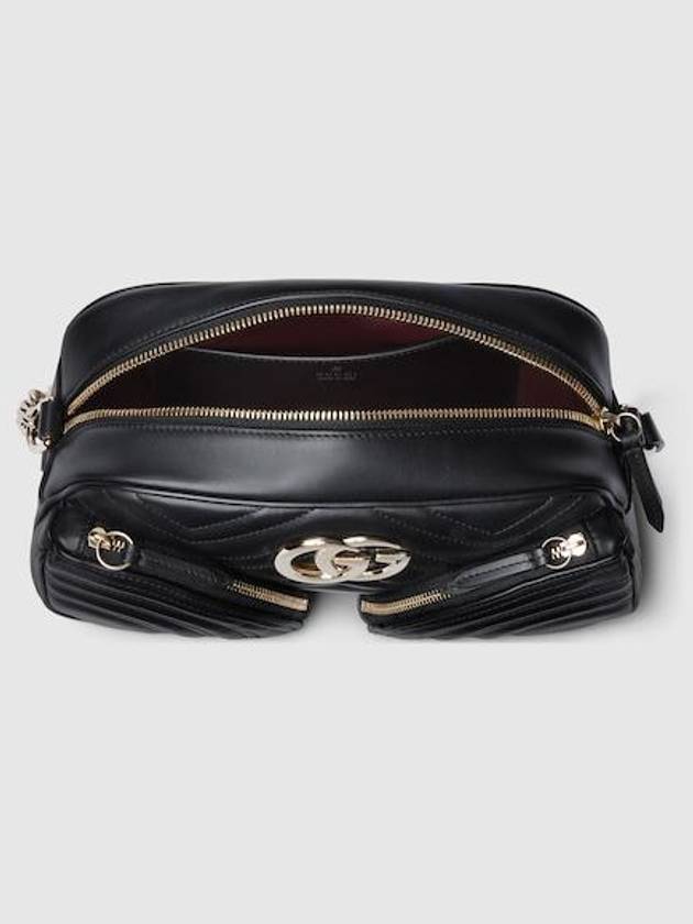 GG Marmont Small Cross Bag Black - GUCCI - BALAAN 4