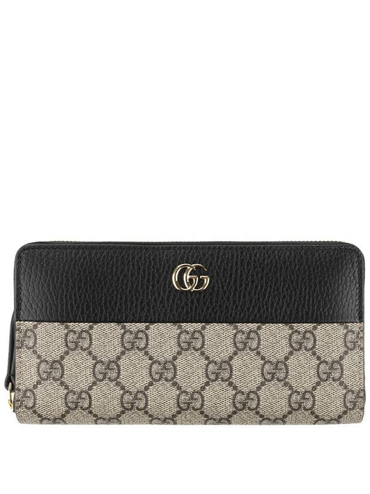 GG Marmont Zipper Long Wallet Black - GUCCI - BALAAN 2