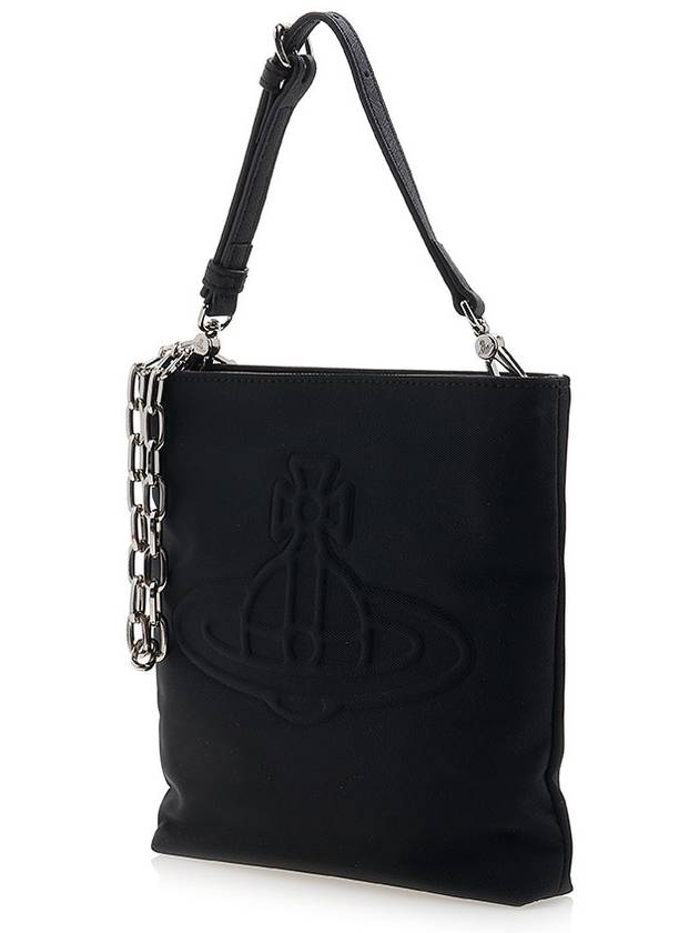 Square Re-Nylon Shoulder Bag Black - VIVIENNE WESTWOOD - BALAAN 3