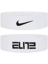 Elite Embroidered Logo Headband White - NIKE - BALAAN 1