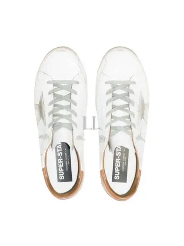 Brown Tab Superstar Classic Low Top Sneakers White - GOLDEN GOOSE - BALAAN 2