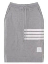 Women's 4-Bar Stripe Drawstring Skirt Grey - THOM BROWNE - BALAAN 2