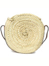 Marcie Raffia Leather Cross Bag Tan - CHLOE - BALAAN 5