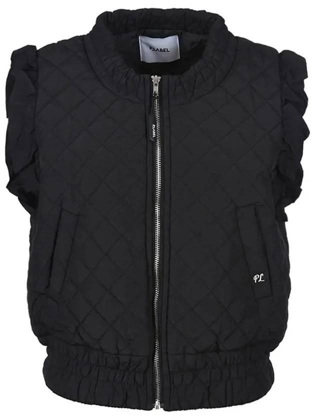 Playable frill quilted vest - P_LABEL - BALAAN 11