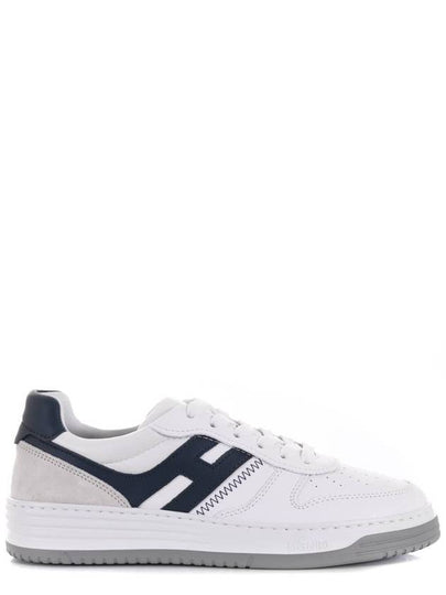 H630 leather low-top sneakers white blue - HOGAN - BALAAN 2