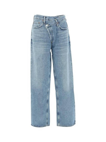 Criss Cross Upsized Straight Jeans Blue - AGOLDE - BALAAN 1