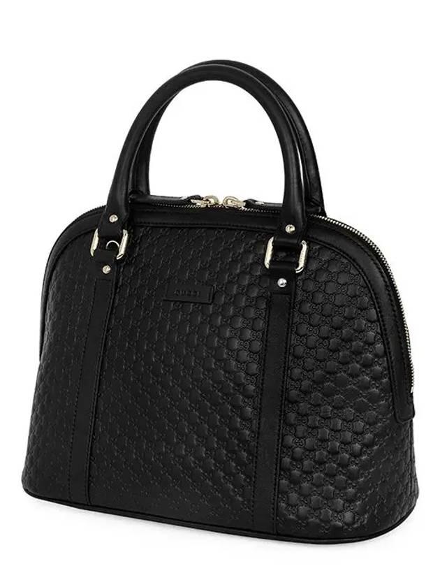 Micro GG Ssima Dome Tote Bag Black - GUCCI - BALAAN 5