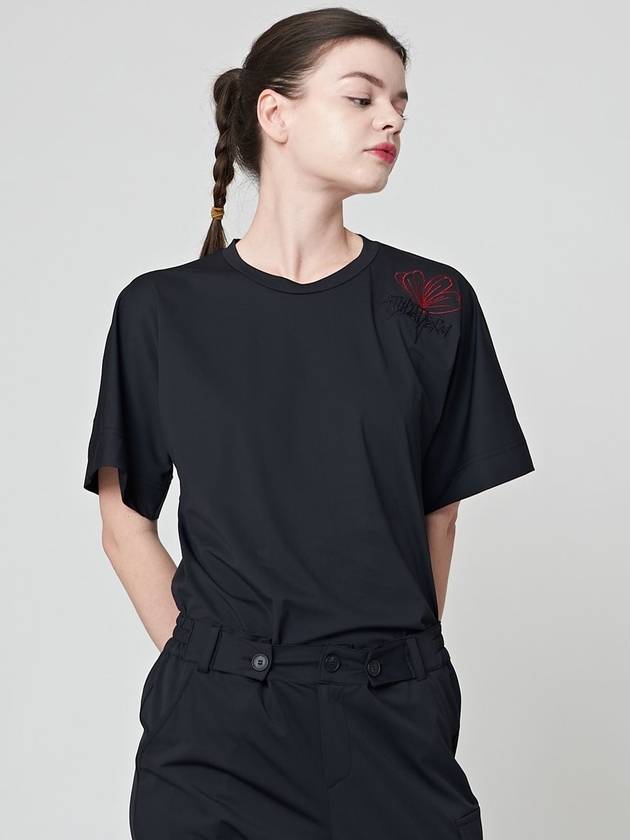 Tech Crew Short Sleeve T-Shirt Black - ATHPLATFORM - BALAAN 4