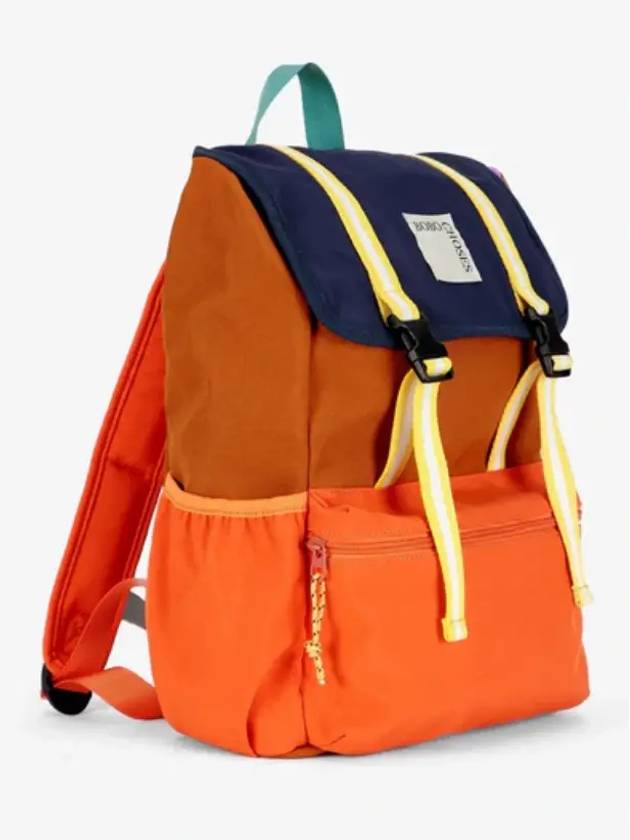 Color Block Technique Backpack School Bag B224AI025 Italian Kids - BOBO CHOSES - BALAAN 4