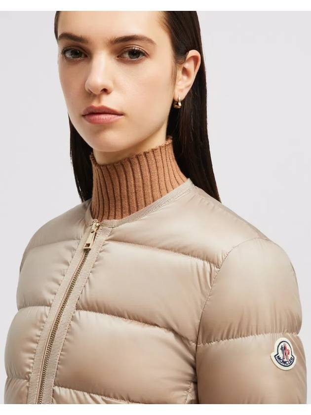 Laurine Short Padding Beige - MONCLER - BALAAN 5