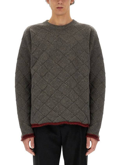 Intrecciato Knit Top Grey - BOTTEGA VENETA - BALAAN 2