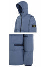 Men's Wappen Patch Crinkle Wraps Padding Blue - STONE ISLAND - BALAAN 6