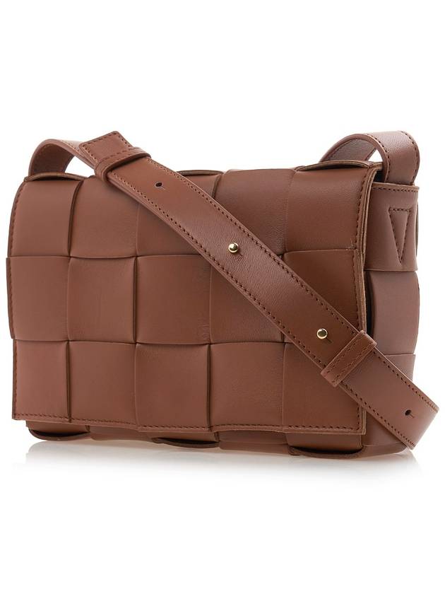 Intrecciato Cassette Cross Bag Wood - BOTTEGA VENETA - BALAAN 3