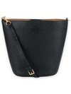 McGraw Logo Bucket Bag Black - TORY BURCH - BALAAN 3