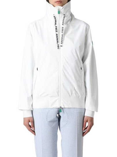 Save The Duck Ladies White Karin Bomber Rain Jacket, Brand Size 1 (Small) - SAVE THE DUCK - BALAAN 2