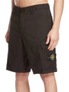 Light Stretch Cotton Bermuda Shorts Black - STONE ISLAND - BALAAN 6