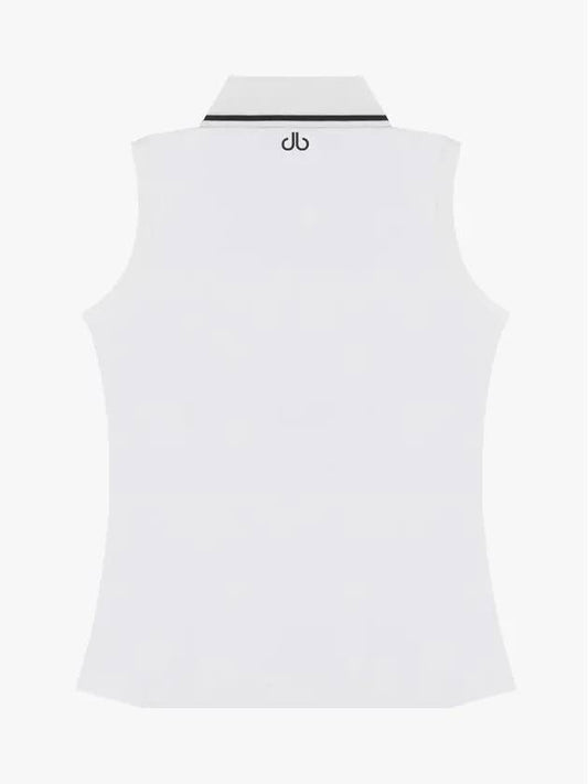 Drew Women s Solid Yokoeri Sleeveless DF42ST09 WT - DRUH GOLF - BALAAN 2