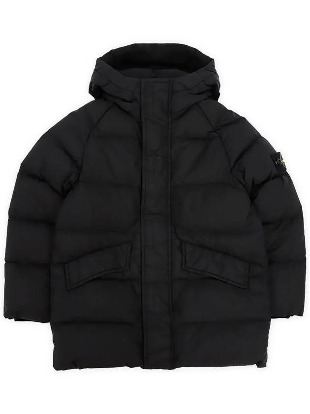 Raglan Down Padding Black - STONE ISLAND - BALAAN 4