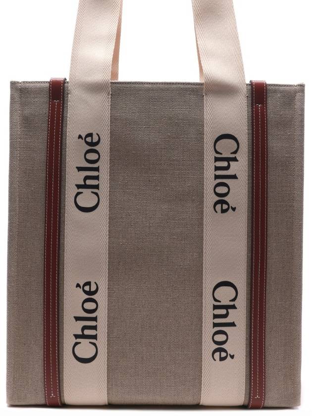 Woody Tote Bag Beige - CHLOE - BALAAN 3