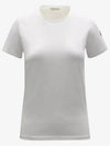 Logo Patch Jersey Cotton Short Sleeve T-Shirt Off White - MONCLER - BALAAN 2