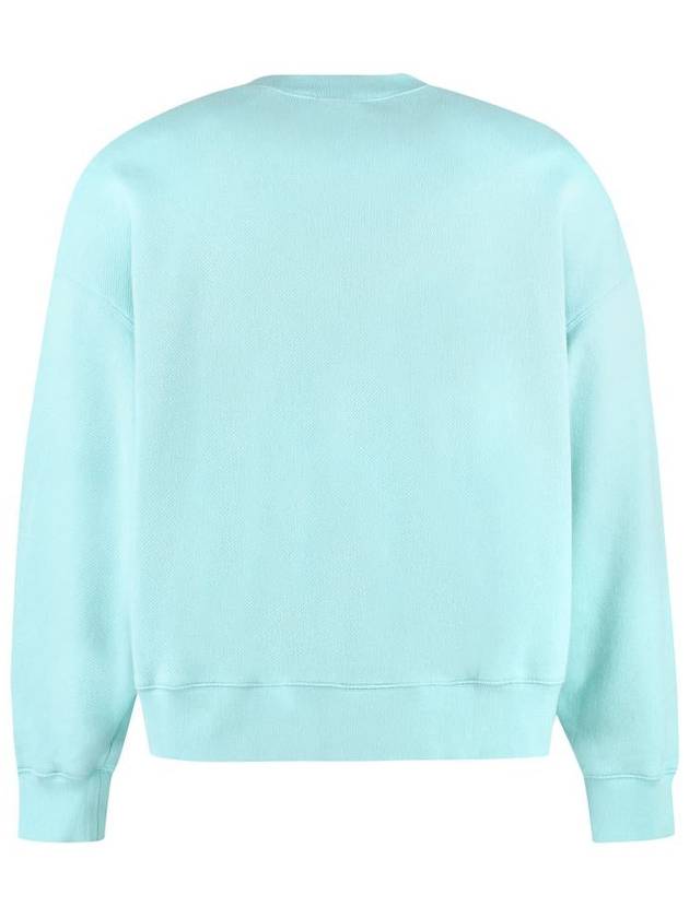 Men's Shark White Sweatshirt Light Blue - PALM ANGELS - BALAAN 3