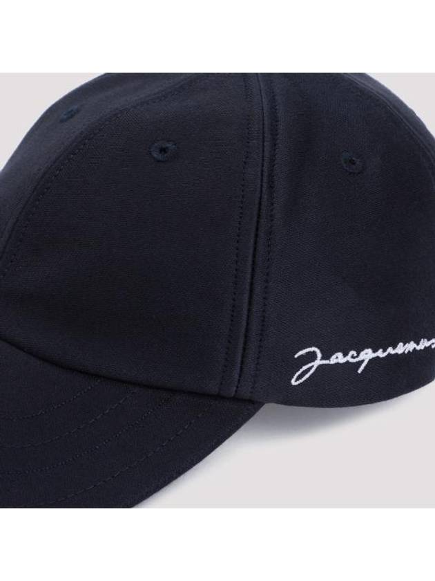 La Casquete Signature Ball Cap Dark Navy - JACQUEMUS - BALAAN 6