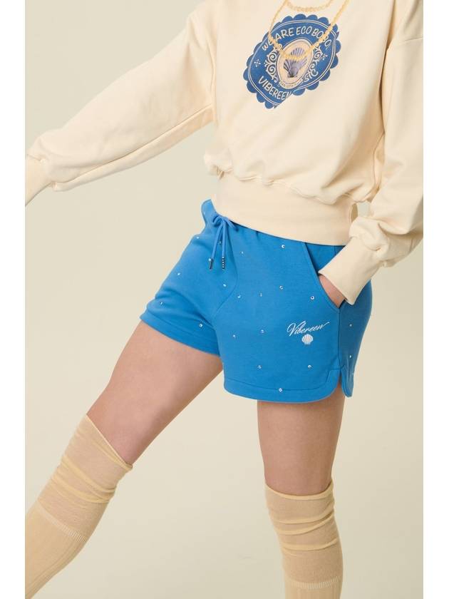 24 Eva Glitter Shorts_Sea Blue - VIBEREEN - BALAAN 6