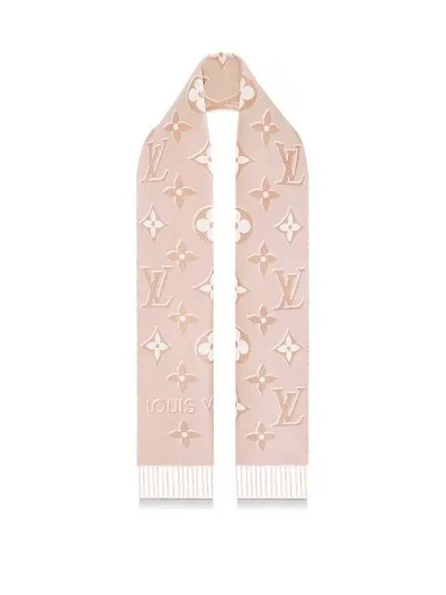 LV Essential Shine Wool Scarf Rose - LOUIS VUITTON - BALAAN 3