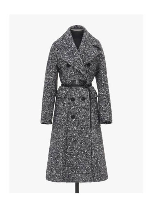 Women's Double Coat Black - MAX MARA - BALAAN.