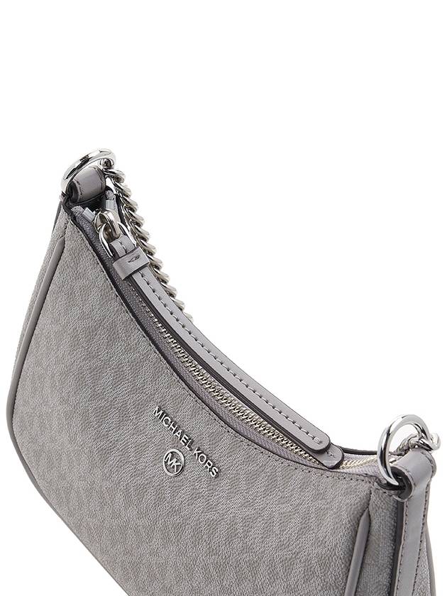 Small Logo Jetset Charm Shoulder Bag Pearl Grey - MICHAEL KORS - BALAAN 10