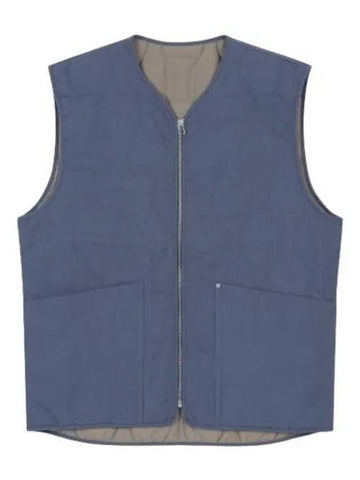 Peter Tab Series Zip Up Vest Calcite Blue - NORSE PROJECTS - BALAAN 1