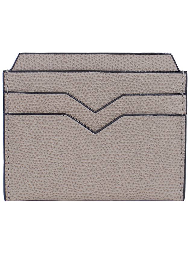 24SS Pebble Leather Card Wallet Oyster SGNL0077028L99CC99 MO - VALEXTRA - BALAAN 2