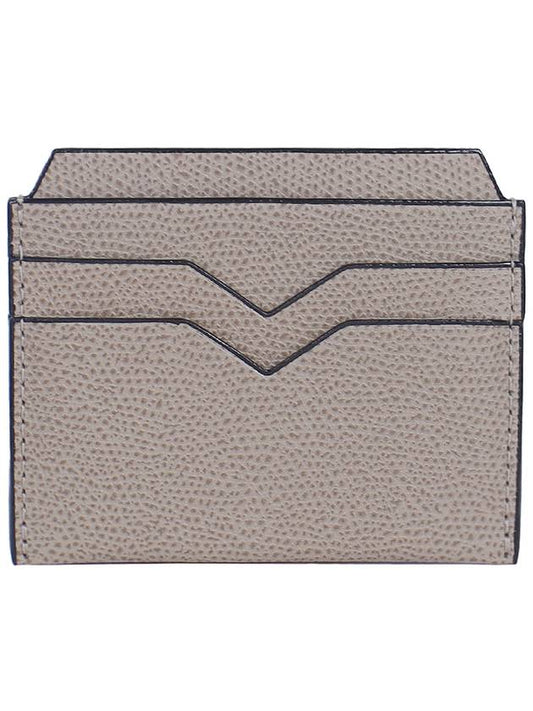 24SS Pebble Leather Card Wallet Oyster SGNL0077028L99CC99 MO - VALEXTRA - BALAAN 1