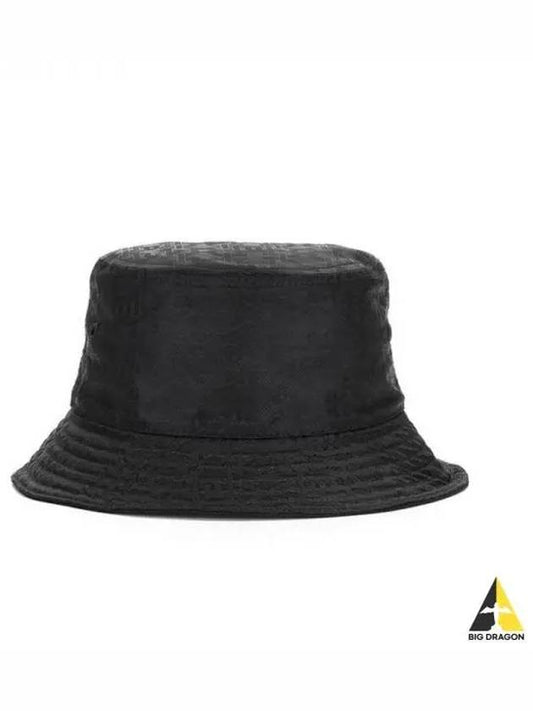 Monogram bucket hat black cream L8BA075F WHA007 - BALLY - BALAAN 1